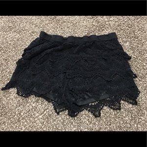 Lace shorts